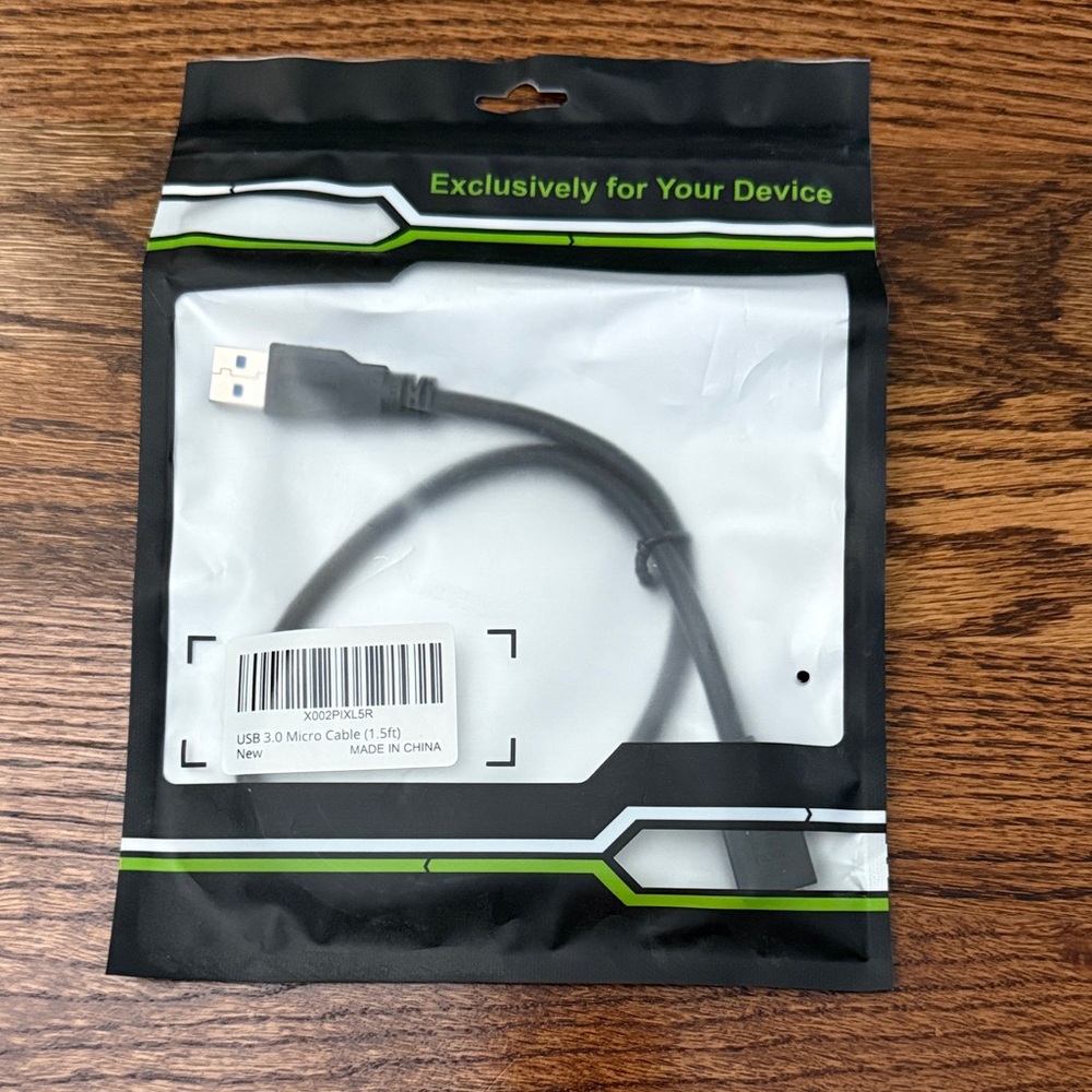 Black USB 3.0 to Micro Cable